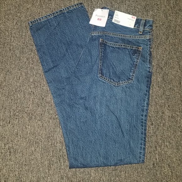 JW Anderson High Waist Wide Leg Denim Jeans 30x34 - Picture 2 of 6